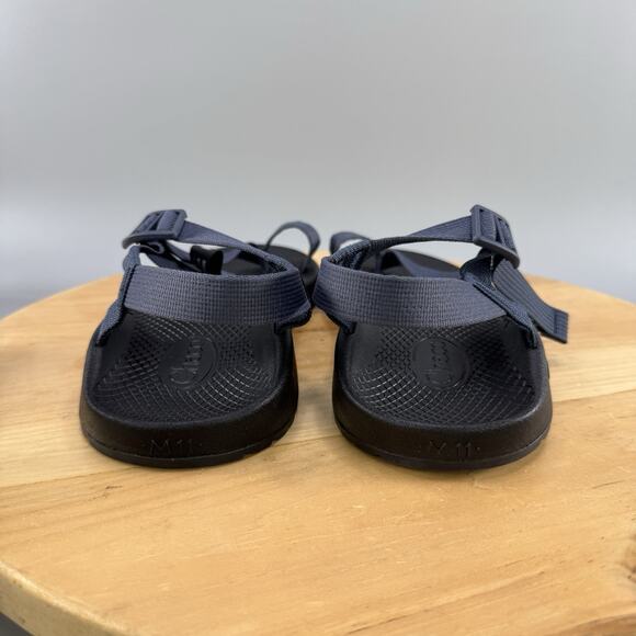 Chaco Bodhi Men's Size 9 Sandals Blue Toe Loop Strappy Buckle Adjustable Beach - Picture 4 of 8